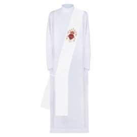 Deacon's embroidered stole Heart of Jesus (4)