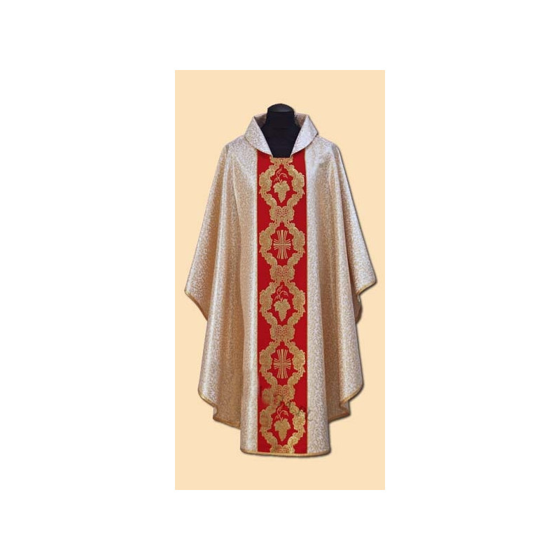 Gold embroidered chasuble (38A)