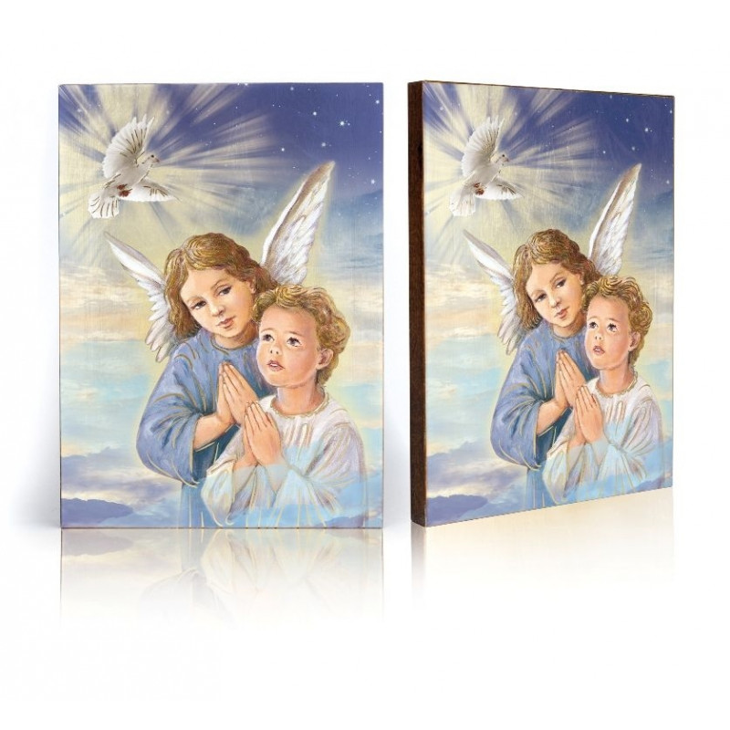 Guardian angel icon with the Holy Spirit (29)