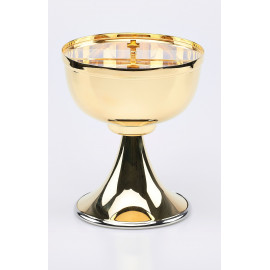 Field ciborium - gold plated - 17 cm