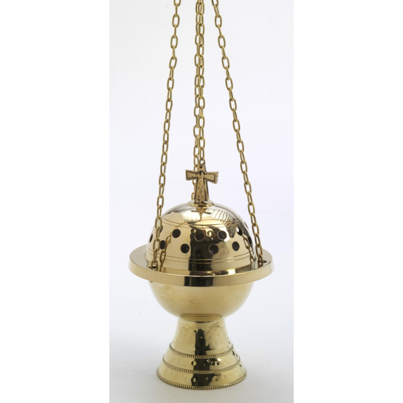 Thurible + boat + spoon - gold set (2)