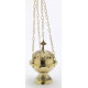 Set of golden thurible + boat (5)
