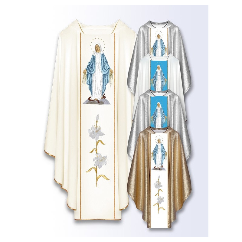 Marian chasuble with Our Lady of the Immaculate (505)