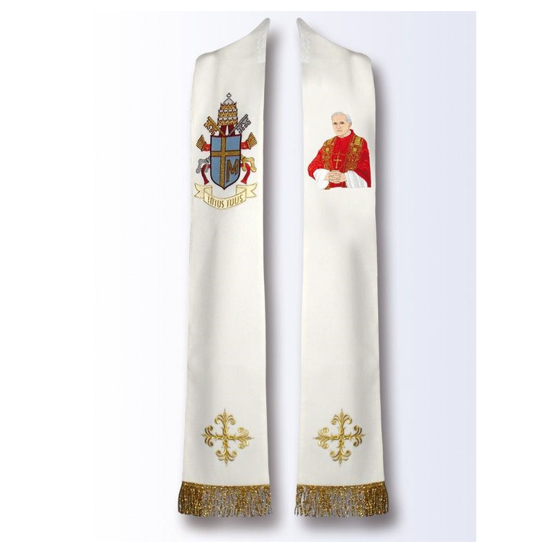 Stole with the image of Saint John Paul II (B)