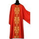 Dalmatic red gold embroidery + stole