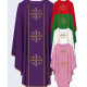 Chasuble with computer-embroidered belt (653)