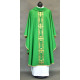 Chasuble belt with crosses - green
