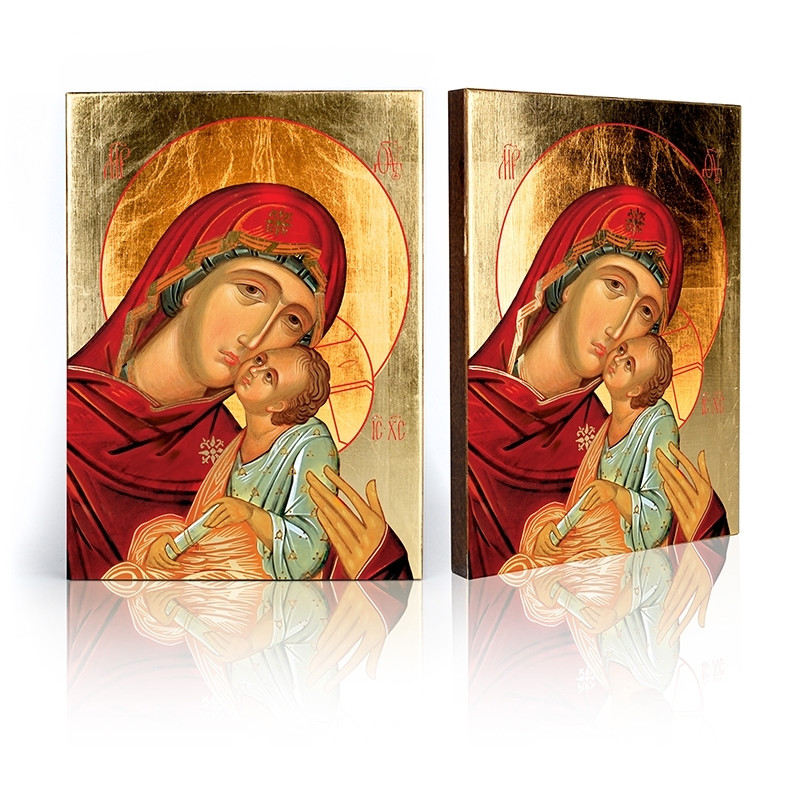 Icon of the Mother of God Eleusa (Tender Mother of God) - 5
