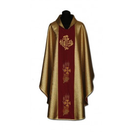 Golden embroidered chasuble (014)
