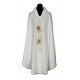 Chasuble embroidered with roses