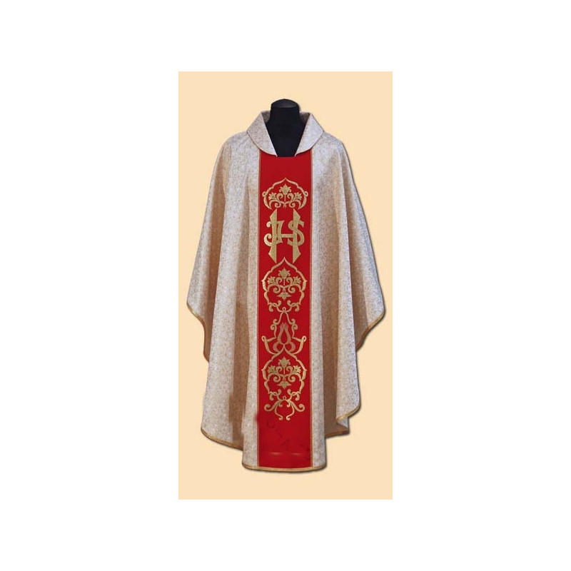Gold embroidered chasuble (39A)