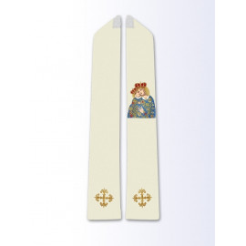 Stole with the image of Our Lady of Calvary