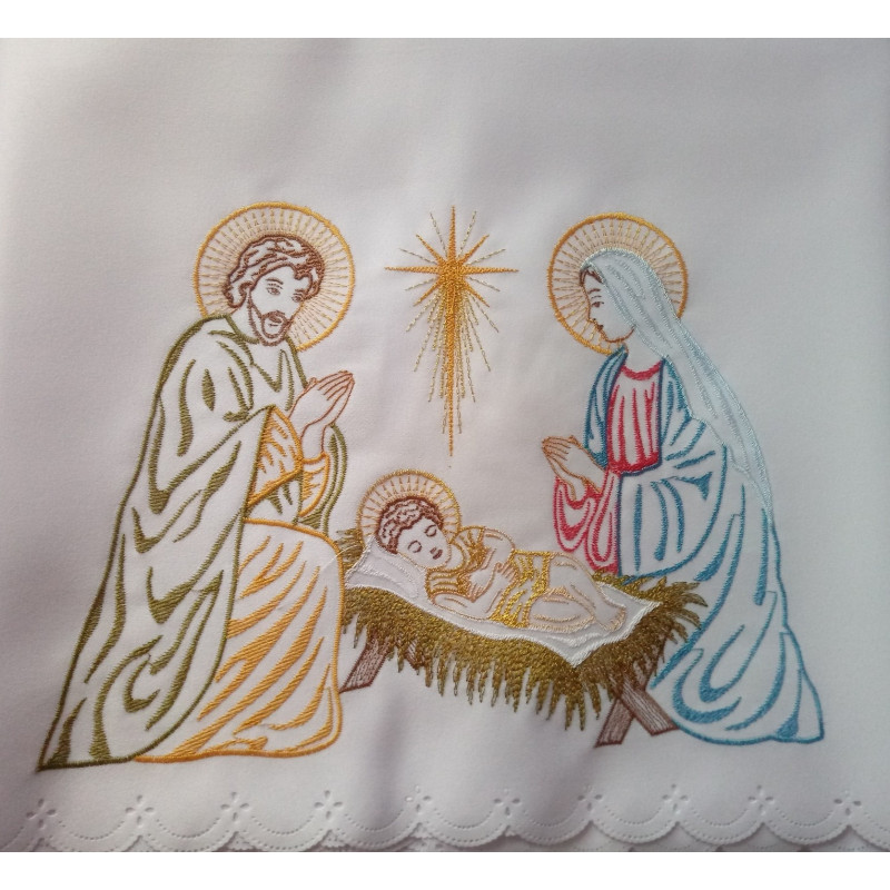 Altar Tablecloth  "Holy Family" embroidered  (29)