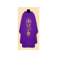 Linen chasuble - IHS liturgical colors