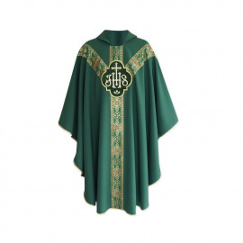IHS Gothic Chasuble - Liturgical Colors (13)