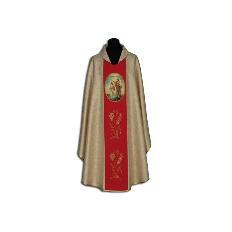 Embroidered chasuble St. Peter and Paul - painted icon