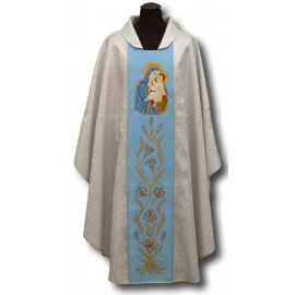 Embroidered chasuble MB of the Scapular
