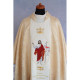 Embroidered chasuble with belt "Risen Jesus"