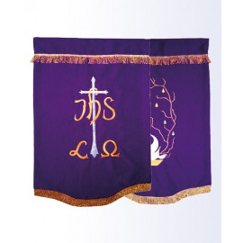 Church banner - Violet IHS