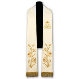 Stole Priest Marian - embroidered (203)