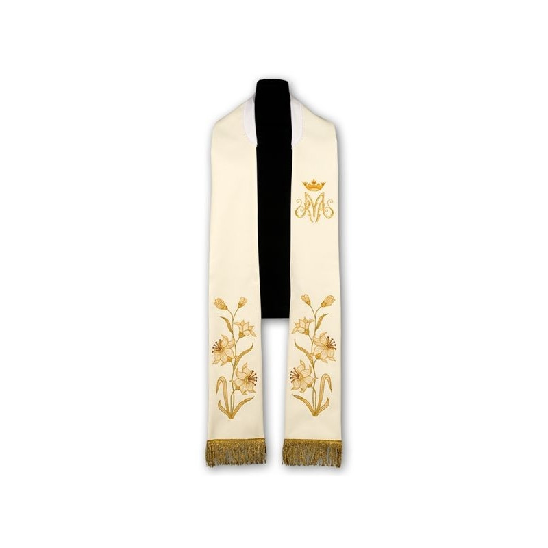 Stole Priest Marian - embroidered (203)