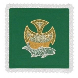 Chalice green pall - the fish (2)