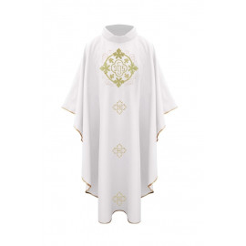 Chasuble with an IHS and crosses