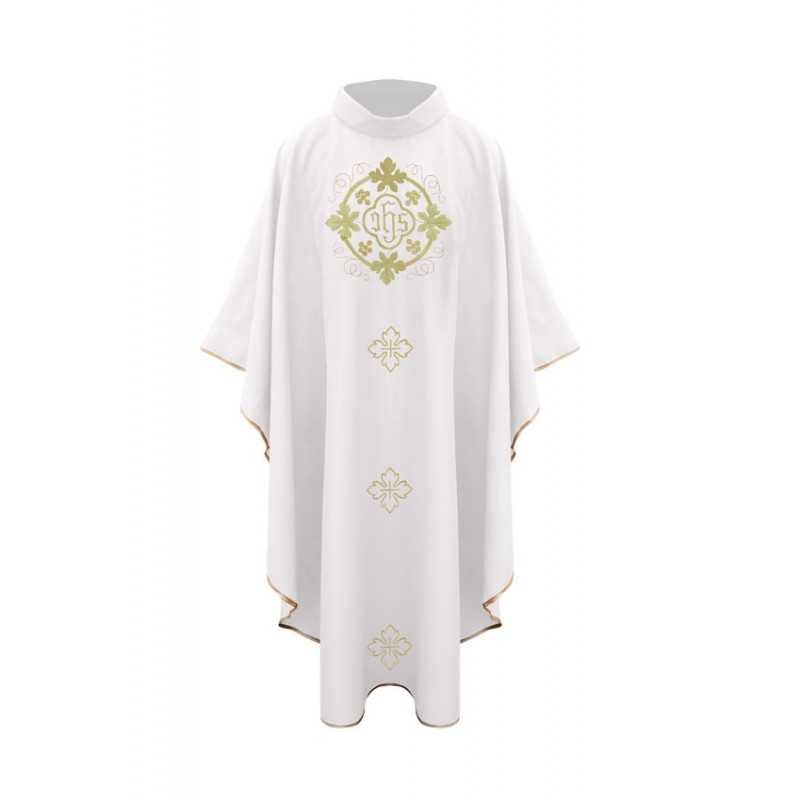 Chasuble with an IHS and crosses