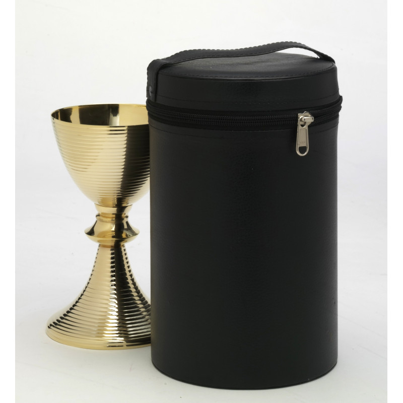 Chalice case and paten - 26 cm. (ecological skin)