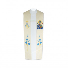 Embroidered stole - Our Lady of Perpetual Help