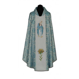 Embroidered chasuble MB Immaculate