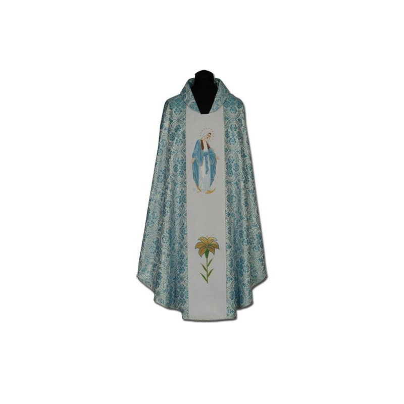 Embroidered chasuble MB Immaculate