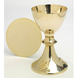 Chalice gold-plated, grapes 20 cm (14)