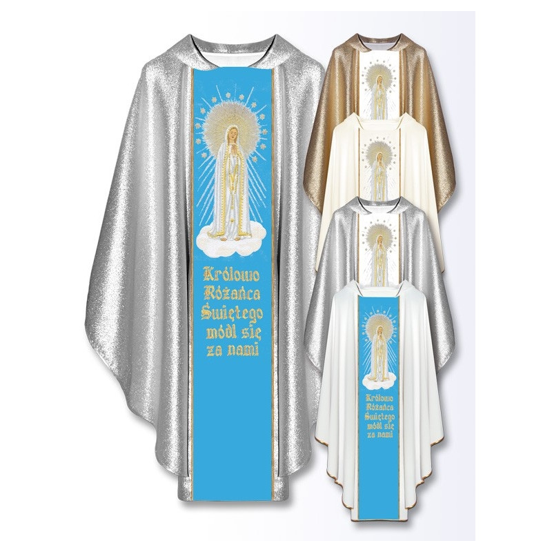 Marian chasuble Queen of the Holy Rosary (424)