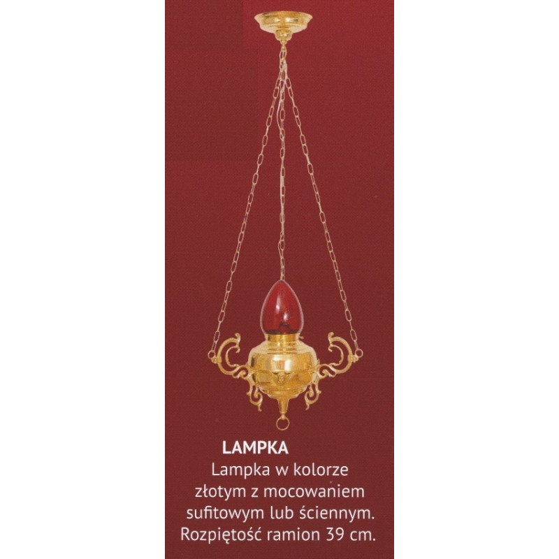 Ceiling or wall mounted sanctuary lamp (3)