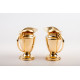 Set of water and wine cruet - gold plated