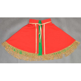 Double sided green and red altar server cloak
