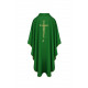 Chasuble with cross and thorns - green