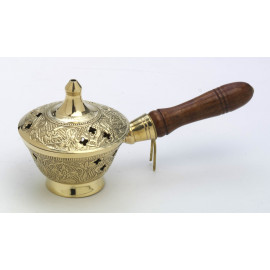 Incense burner - wooden handle