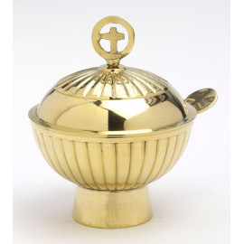 Set of golden thurible + boat (6)