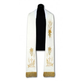 IHS embroidered priest's stole (95)