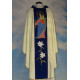Embroidered ecru chasuble - MB Helper of the Faithful