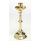 Altar candlestick in solid brass - 32 cm