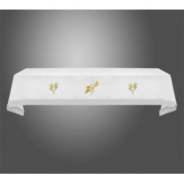 Embroidered altar tablecloth - Chalice, ears