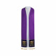Priest's stole with tassels, jacquard (2 colors)