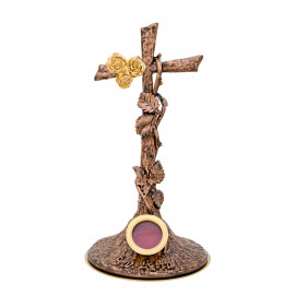 Reliquary Rita - copper, patinated - 30 cm