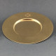 Gold-plated chalice paten, brass diameter 15.5 cm