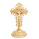 Brass reliquary, gilded - 29 cm