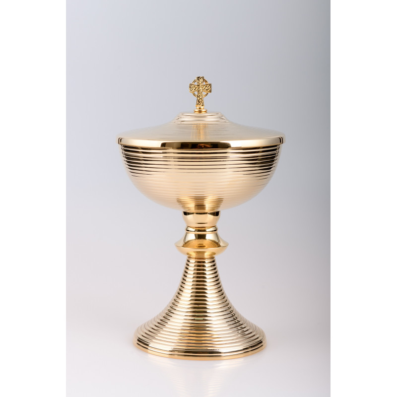 Ciborium, brass, gold plated - 24 cm (34)
