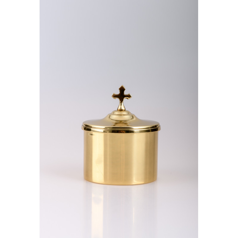 Ciborium, gold plated - h 7cm, Ø 9cm